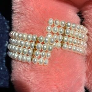 Fresh water Pearl bangle bracelet